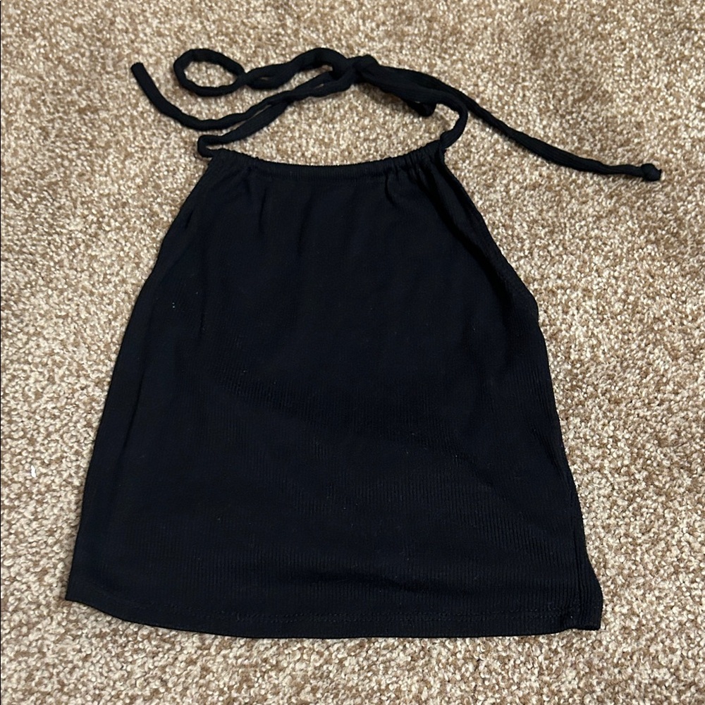 BDG Black Halter Tank Top